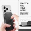 Spigen MagSafe Slim Fold Tripod S314-4 magnetiline kaardihoidja ja alus iPhone'ile kuni 12 kaardile – must