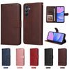 Samsung Galaxy A18 ümbris – Magnet Case nahkümbris – pruun