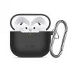 Tech-Protect Szilikon tok, Apple AirPods 4 / 5, fekete