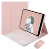 Pouzdro s klávesnicí, myší a touchpadem pro Apple iPad 7 / 8 / 9 (10,2"), růžové