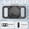 Techsuit BuddyGuard (DG1) Halsband Houder voor Apple AirTag - Zwart