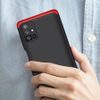 360° obal na telefon Samsung Galaxy M51, černo-červený