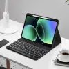 Tech-Protect SC Pen Schutzhülle mit Tastatur für Xiaomi Pad 7 / 7 Pro / 8 / 8 Pro 11.2 - Stifthalter und Bluetooth Keyboard - Schwarz