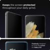 Spigen Glass.TR EZFit applikátorral, 2 db, edzett üveg, Samsung Galaxy S21 Plus, Samsung Galaxy S21 Plus