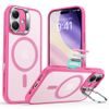 Θήκη ESR Classic Hybrid HaloLock Kickstand, iPhone 17, frosted pink