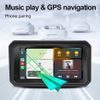 Motociklistički zaslon 6" s prednjom i stražnjom kamerom, GPS-om i TPMS-om te bežičnim Apple CarPlay i Android Auto