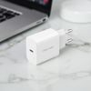 Blavec punjač BC-7, GaN4, PD QC 45W 3A, USB-C, bijeli