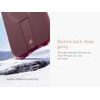 Husă Suritch AirBounce Bumper MagSafe Kickstand CamProtector, iPhone 17 Pro Max / 18 Pro Max, vișiniu