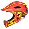 Casco da ciclismo per bambini Wozinsky con luce posteriore USB S, rosso