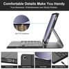 JP Μαγνητική θήκη με Bluetooth πληκτρολόγιο, touchpad, φωτισμό και βάση για stylus, Samsung Galaxy Tab S6 Lite, μαύρη