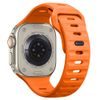 Tech-Protect Silicone Line rem til Apple Watch 8 / 9 / 10 / 11 / 12 / SE / Ultra (44 / 45 / 46 / 49 mm) - Orange