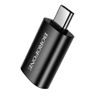 Borofone OTG Adapter (BV26C) USB-C auf USB 3.0 - Kompakter Datenübertragungsadapter - Schwarz