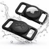 Techsuit BuddyGuard (DG1) Halsband Houder voor Apple AirTag - Zwart