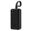 Dudao K8-3 powerbanka 30000mAh 30W – melna