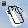 JP MagFit Clear MagSafe θήκη με μαγνήτη N52, iPhone 16, μωβ
