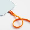 Cablu Forcell F-Energy USB-C - USB-C, QC4.0, PD, 5A, 100W, 1,2 m, portocaliu