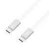 Cablu Forcell F-Energy USB-C - USB-C, QC4.0, PD, 5A, 100W, 1,2 m, alb