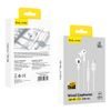 Blavec BHS-01 Bedrade In-Ear Oordopjes met Microfoon USB-C (DAC) - Wit