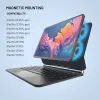 Tok vezeték nélküli billentyűzettel FIXED Typee tabletre, Apple iPad Pro 12.9 2018 / 2020 / 2021 / 2022, iPad Pro 13 / iPad Air 13, CZ, fekete