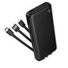 Borofone BJ79 CleverPower Bank 10 000 mAh с USB-C и Lightning кабели, черна