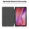 Techsuit FoldPro Schutzhülle für Lenovo Tab One 8.7 - Klappbare Standfunktion - Schwarz