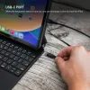 Tok vezeték nélküli billentyűzettel FIXED Typee tabletre, Apple iPad Pro 12.9 2018 / 2020 / 2021 / 2022, iPad Pro 13 / iPad Air 13, CZ, fekete