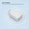FIXED GaN hálózati töltő, 3x USB-C + USB, PD 3.0, 120W, fehér