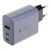 Forcell F-Energy adapter VT-42B 65W GaN 2x USB-C és USB A, szürke