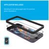 Prémiové ochranné tvrdené sklo FIXED Armor s aplikátorom, iPhone 15, čierne