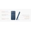 Husă Suritch AirBounce Bumper MagSafe cu Suport și Protecție Cameră, iPhone 17 Pro Max / 18 Pro Max, albastru deschis