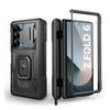 Dexnor 360 Kickstand táborvédő borító Samsung Galaxy Z Fold 6, fekete