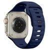 Tech-Protect Silicone Line řemínek, Apple Watch 8 / 9 / 10 / 11 / 12 / SE / Ultra (44 / 45 / 46 / 49 mm), modrý