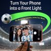 Lisen Handy Tischhalterung A133 für Smartphones 4-6,8" - mit LED-Licht und Clip-Befestigung - Schwarz
