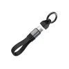 FIXED Clip Cable USB-C - USB-C adatkábel karabinerrel, USB 3.2 Gen 2, 10Gb/s, 4K 60Hz, PD 240W, fekete