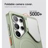 Suritch MagSafe Kickstand Camprotector obal Samsung Galaxy S25 Ultra, zelený