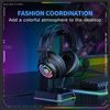 Onikuma X80 Gaming Headset mit Mikrofon - 7.1 Surround Sound - ANC - RGB Beleuchtung - Kabelgebunden - Schwarz