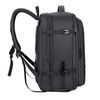 JP Rucksack B09 - Multifunktionaler Tagesrucksack 45x31x22-26 cm - Schwarz