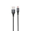 Dudao L3SL kabel USB-A - Lightning, 3A, 30W, 1,2 m, črn