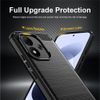 Carbon obal, Xiaomi Redmi Note 17 4G / Note 17 5G, černý