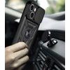 Slide Camera Armor Case obal, Samsung Galaxy S22, čierny