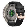 Tech-Protect Silicone remienok, Garmin Fenix 5S / 5S Plus / 6S / 6S Pro / 7S / 8 / 9 / 9 Pro (43 mm), čierny