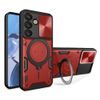 Techsuit CamGuard Pro, Samsung Galaxy S25 Plus, červený