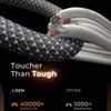 Lisen Datový kabel USB-C, 60 W, 480 Mb/s, 5 ks, 1 m / 1 m / 2 m / 2 m / 3 m, černý