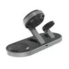 Tech-Protect A51 ArcticBoost 3in1 Kabelloses MagSafe Ladegerät für Smartphone, Smartwatch & Earbuds - Qi 2.2 - 25W - Schwarz