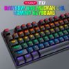 Gaming Mechanisch Toetsenbord T-WOLF T17 - RGB Verlichting - Blue Switch - Full Size (EN Layout)