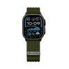 Apple Watch 8 / 9 / 10 / 11 / 12 / SE / Ultra (44 / 45 / 46 / 49 mm) nailoninis sportinis dirželis – Tech-Protect Nylon Sport – žalia
