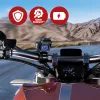 Motocyklová nabíječka USB-C, 36 W, IP65, černá