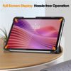 Techsuit FoldPro Schutzhülle für Lenovo Tab One 8.7 - Klappbare Standfunktion - Schwarz