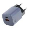 Forcell F-Energy adaptér VT-31 33W GaN USB-C a USB A, sivý