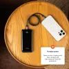 FIXED Zen2 10 powerbank LCD kijelzővel, 10 000 mAh, PD 20W, fekete